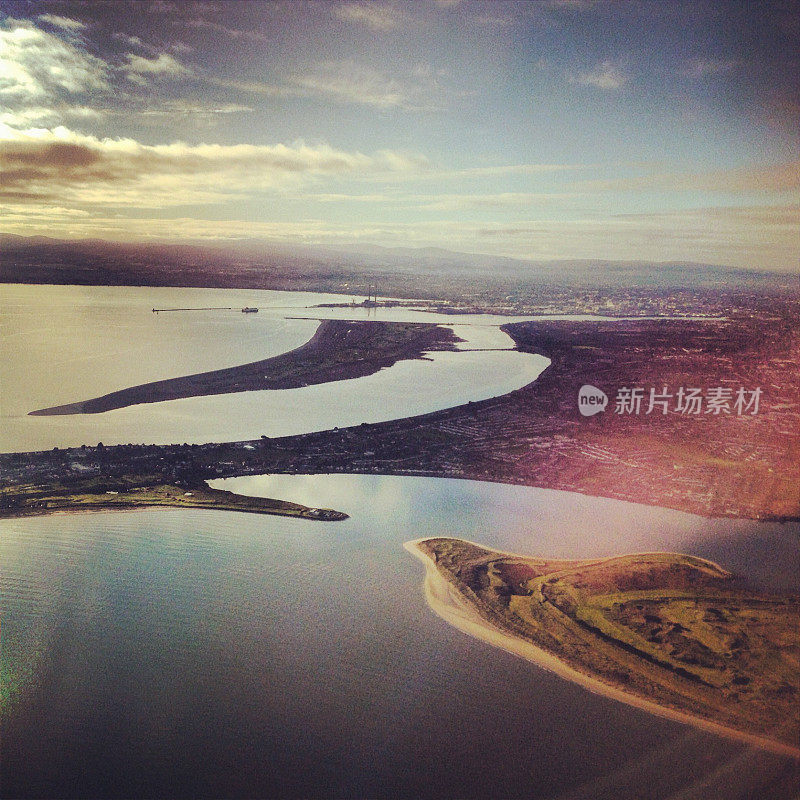 Dublin From the Air (mobilstock)